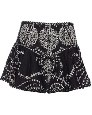 Charo Ruiz Marli Mini Skirt - Black