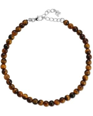 Mateo 4Mm Tigers Eye Bracelet - Metallic