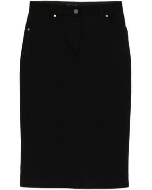 agnès b. Straight-Cut Skirt - Black