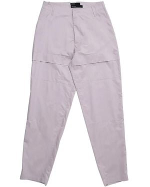 DERRICK Document Panelled Trousers - White