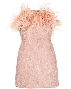 retroféte Torin Sequin-Embellished Minidress - Pink