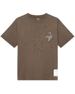 Satisfy T-Shirt À Logo Imprimé - Gris
