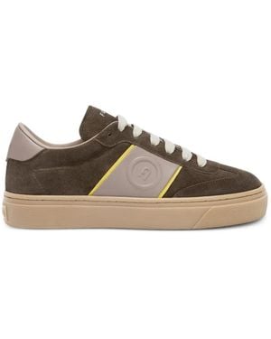 Furla Enjoy Suede Logo Trainers - Brown