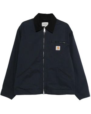 Carhartt Og Detroit Zip Jacket - Blue