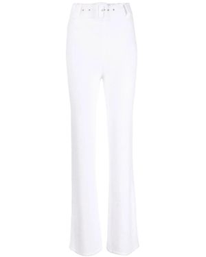 Coperni Pantaloni Svasati A Vita Alta - Bianco