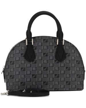 Moreau Small Reina Monogram Tote Bag - Black