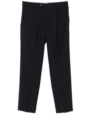 Bonheur Pantalon Pechino À Design Plissé - Black