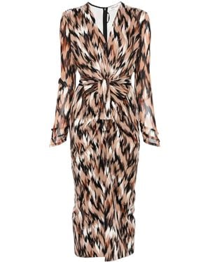 Diane von Furstenberg Robe Mi-Longue Hades - Neutre