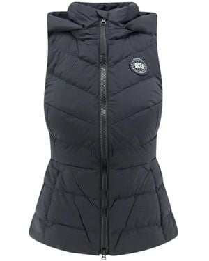 Canada Goose Hooded Quilted Gilet - Blue