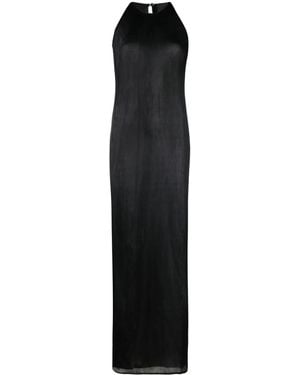 Givenchy Ribbed-Knit Sleeveless Dress - Black