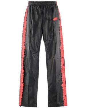 SAINT Mxxxxxx X Bape Star-Patch Track Trousers - Black