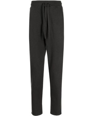 Transit Drawstring Virgin-Wool Track Trousers - Black