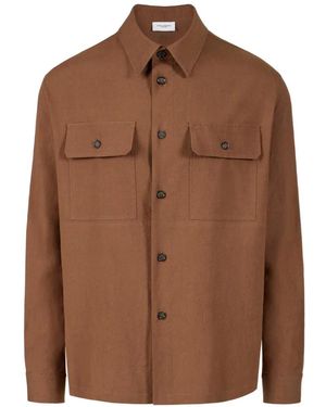 Paolo Pecora Flap-Pocket Shirt - Brown