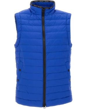 Peuterey Gilet À Fermeture Zippée - Bleu