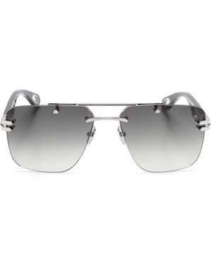 Maybach Gafas De Sol Con Montura Cuadrada - Gris