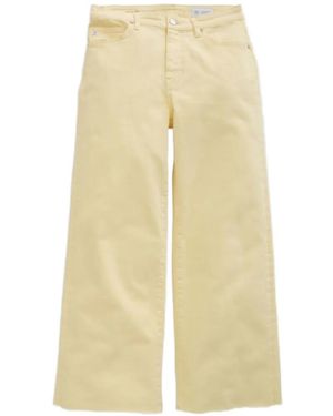 AG Jeans Saige wide-leg crop jeans - Blanco