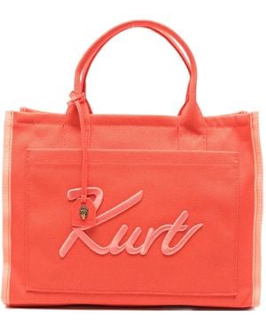Kurt Geiger Signature Medum Tote Bag - Red