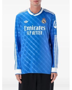 adidas Real Madrid 25/26 Overhemd Met Lange Mouwen - Blauw