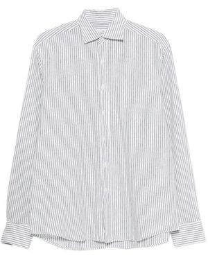 Alessandro Gherardi Striped Shirt - White