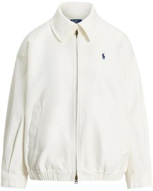 Polo Ralph Lauren Double-Sided Cotton Jacket - White