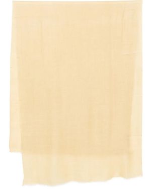 Akee International Raw-Edge Scarf - Natural