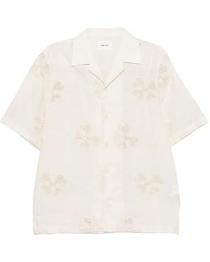 NN07 Floral Shirt - White