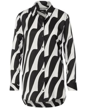 Street One Abstract-Print Shirt - White