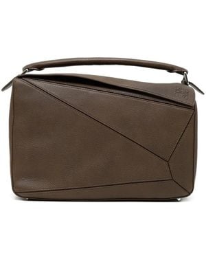 Loewe Bolso shopper Puzzle grande - Marrón