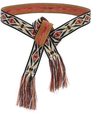 Isabel Marant Etki Tassel-Detail Belt - Black