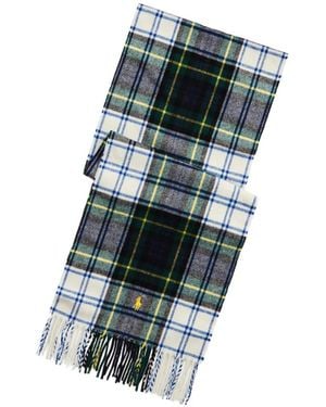 Polo Ralph Lauren Plaid Pony Scarf - Grey