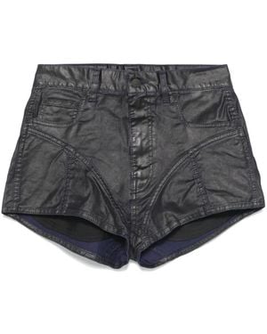 Mugler Denim Shorts - Grey