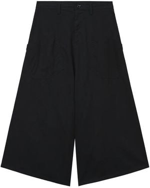 Y's Yohji Yamamoto Patch Pocket Trousers - Black
