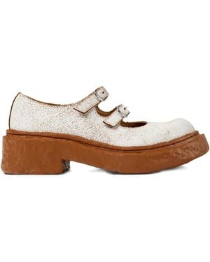 CAMPERLAB Vamonos ダブルバックル ローファー - ブラウン