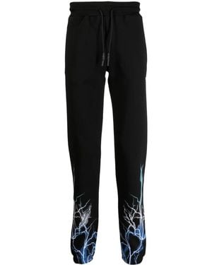 Phobia Jogginghose Mit Blitz-Print - Schwarz