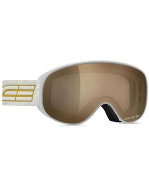 Salice Maschera Da Sci Con Stampa - Bianco