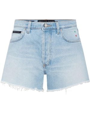 Philipp Plein デニムショーツ - ブルー