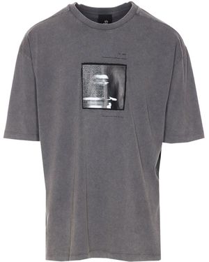 Thom Krom Graphic-Print Crew-Neck T-Shirt - Grey