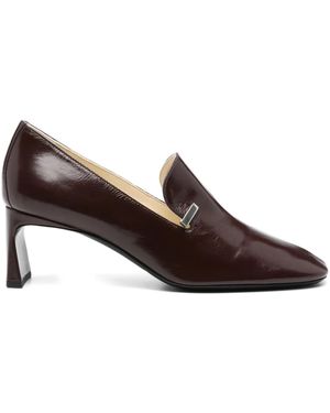 Phoebe Philo Pema Leren Pumps - Bruin