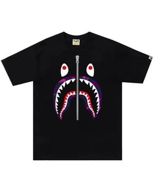 A Bathing Ape The City Camo Shark T-Shirt - Black