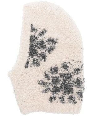 Brunello Cucinelli Mütze Aus Faux Shearling - Weiß