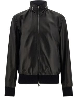 Ferragamo Reversible Nappa Blouson Jacket - Black