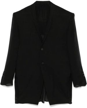 Rick Owens Rick S Tatlin Blazer - Black