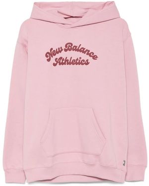 New Balance ロゴ パーカー - ピンク