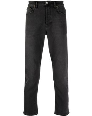Acne Studios Vaqueros River De Corte Slim - Negro