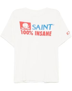 SAINT Mxxxxxx T-Shirt Mit Grafischem Print - Weiß