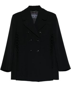 Ermanno Scervino Double-Breasted Blazer - Black