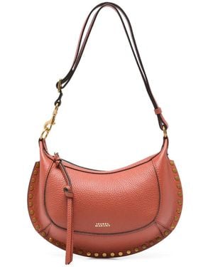 Isabel Marant Oskan Moon Grained Bag - Pink
