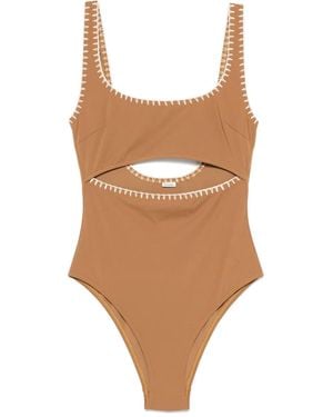 Nanushka Sorena Swimsuit - Brown