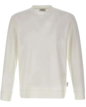 Paolo Pecora Long-Sleeves Crew-Neck Sweatshirt - White