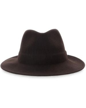 Twinset Logo-Plaque Wool Hat - Black
